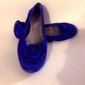 EUC AEROSOLES Cobalt/Royal Blue flats